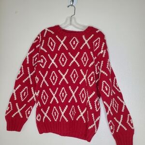 J. Crew Nordic Vintage Rare 100% Wool Crewneck Sweater Size Small‎ Unisex